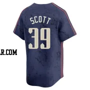 Kyle Scott Men's Cleveland Guardians Navy Limited 2024 City Connect Jersey