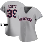 Kyle Scott Women's Cleveland Guardians Gray Authentic Road Jersey