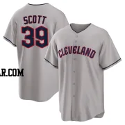 Kyle Scott Youth Cleveland Guardians Gray Replica Road Jersey