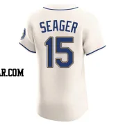 Kyle Seager Men's Seattle Mariners Cream Elite Alternate Jersey