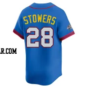 Kyle Stowers Youth Miami Marlins Blue Limited National League 2025 All-Star Edition Jersey