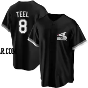 Kyle Teel Men's Chicago White Sox Black Replica Spring Training Jersey