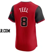 Kyle Teel Men's Chicago White Sox Red/Black Elite 2025 City Connect Jersey