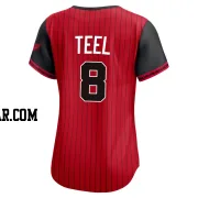 Kyle Teel Women's Chicago White Sox Red/Black Limited 2025 City Connect Jersey