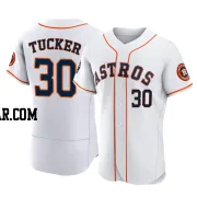 Kyle Tucker Men's Houston Astros White Authentic 2022 World Series Home Jersey