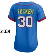Kyle Tucker Women's Chicago Cubs Blue Limited National League 2025 All-Star Edition Jersey