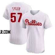 Kyle Tyler Men's Philadelphia Phillies White Elite Home Jersey