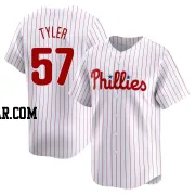 Kyle Tyler Men's Philadelphia Phillies White Limited Home Jersey