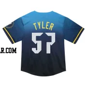 Kyle Tyler Toddler Philadelphia Phillies Blue Limited 2024 City Connect Jersey
