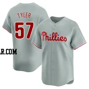 Kyle Tyler Youth Philadelphia Phillies Gray Limited Away Jersey