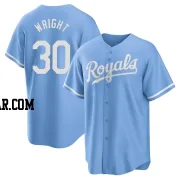Kyle Wright Men's Kansas City Royals Light Blue Replica 2022 Alternate Jersey