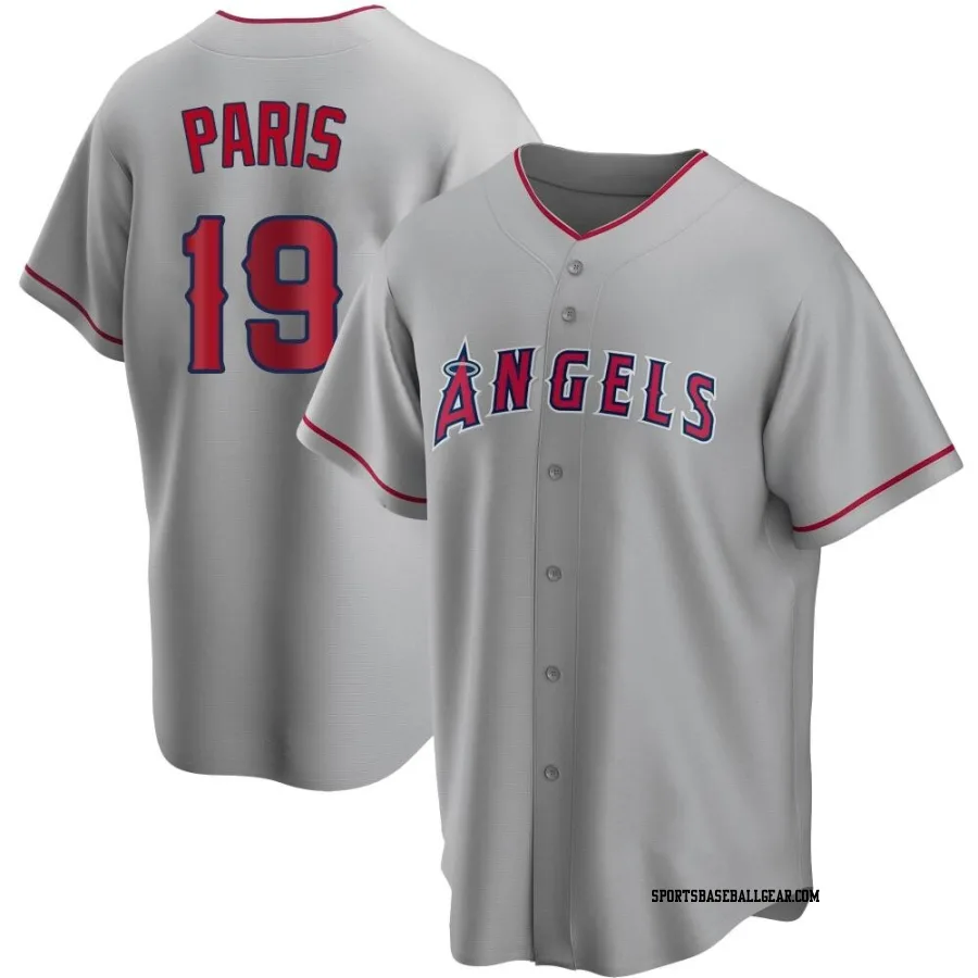 Kyren Paris Youth Los Angeles Angels Replica Silver Road Jersey