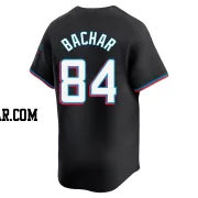Lake Bachar Youth Miami Marlins Black Limited Alternate Jersey
