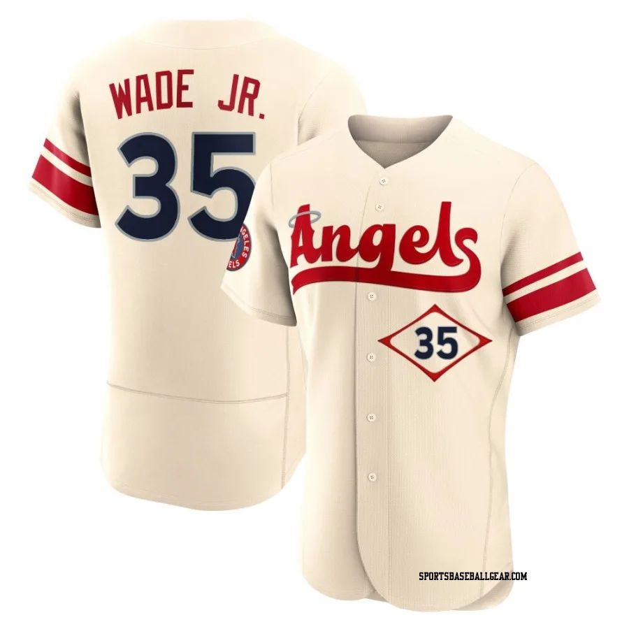 LaMonte Wade Jr. Men's Los Angeles Angels Cream Authentic 2022 City Connect Jersey