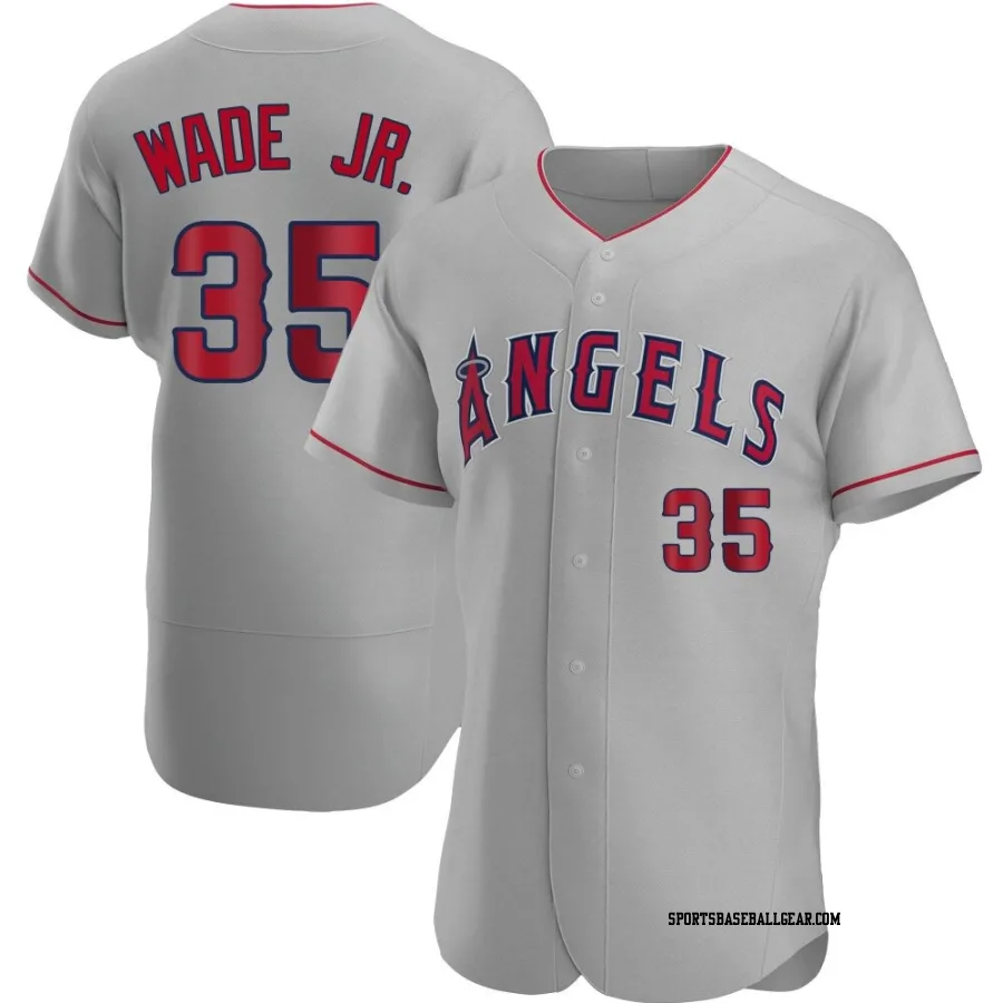LaMonte Wade Jr. Men's Los Angeles Angels Gray Authentic Road Jersey