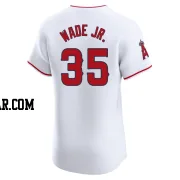LaMonte Wade Jr. Men's Los Angeles Angels White Elite Home Jersey