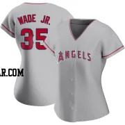 LaMonte Wade Jr. Women's Los Angeles Angels Authentic Silver Road Jersey