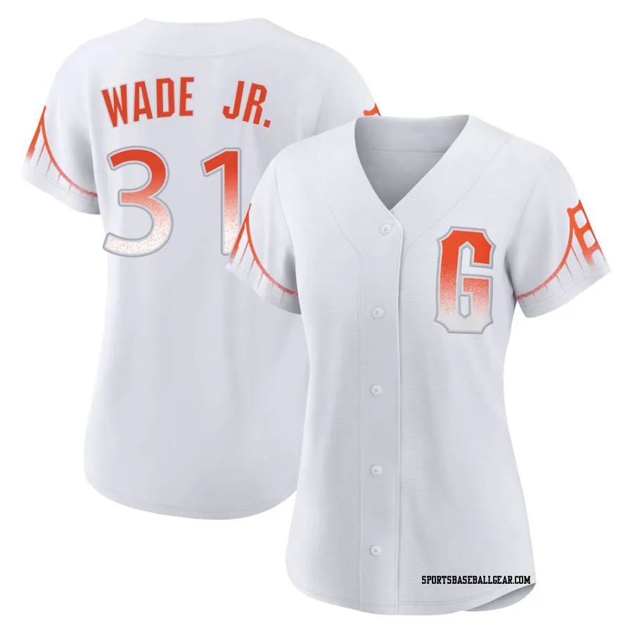 LaMonte Wade Jr. Women's San Francisco Giants White Authentic 2021 City Connect Jersey