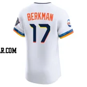Lance Berkman Men's Houston Astros White Elite 2025 City Connect Jersey