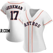 Lance Berkman Women's Houston Astros White Authentic Home Jersey