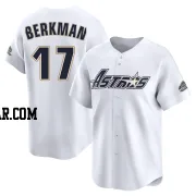 Lance Berkman Youth Houston Astros White Limited Throwback Cooperstown Collection Jersey