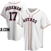 Lance Berkman Youth Houston Astros White Replica Home Jersey