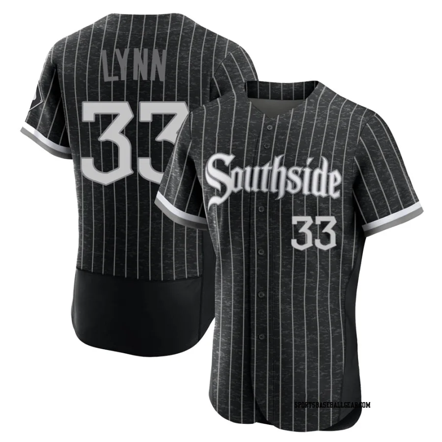 Lance Lynn Men's Chicago White Sox Black Authentic 2021 City Connect Jersey