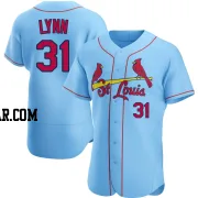 Lance Lynn Men's St. Louis Cardinals Light Blue Authentic Alternate Jersey