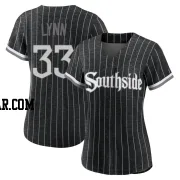 Lance Lynn Women's Chicago White Sox Black Authentic 2021 City Connect Jersey