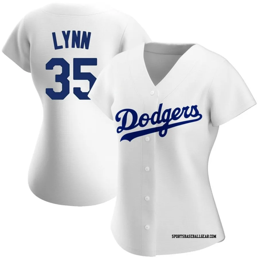 Lance Lynn Women's Los Angeles Dodgers White Replica Home Jersey