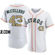 Lance McCullers Jr. Men's Houston Astros Gold Authentic White 2023 Collection Jersey