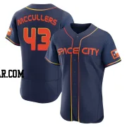 Lance McCullers Jr. Men's Houston Astros Navy Authentic 2022 City Connect Jersey