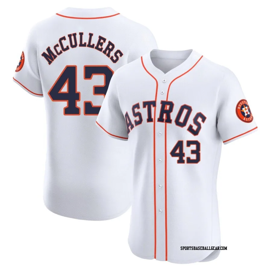 Lance McCullers Jr. Men's Houston Astros White Elite Home Jersey