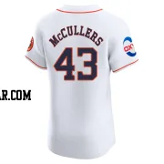 Lance McCullers Jr. Men's Houston Astros White Elite Home Patch Jersey