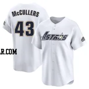 Lance McCullers Jr. Men's Houston Astros White Limited Throwback Cooperstown Collection Jersey