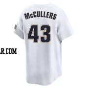 Lance McCullers Jr. Men's Houston Astros White Limited Throwback Cooperstown Collection Jersey
