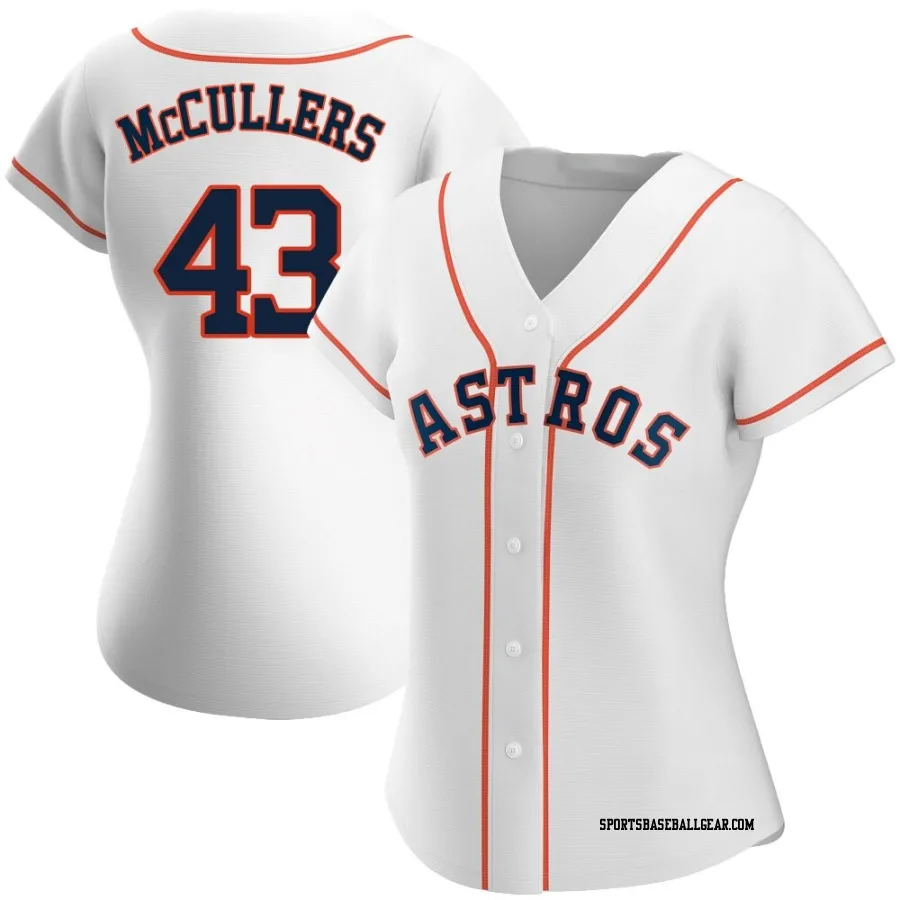 Lance McCullers Jr. Women's Houston Astros White Replica Home Jersey
