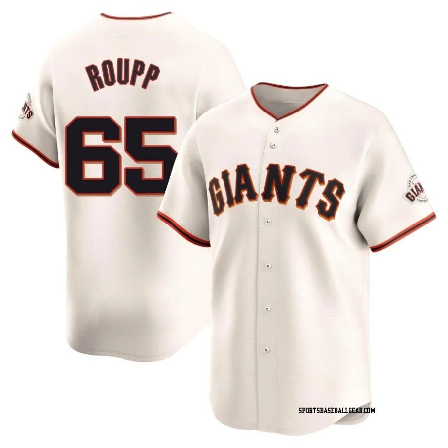 Landen Roupp Men's San Francisco Giants Cream Limited Home Jersey