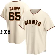 Landen Roupp Men's San Francisco Giants Cream Replica Home Jersey
