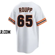 Landen Roupp Youth San Francisco Giants White Limited Throwback Cooperstown Collection Jersey