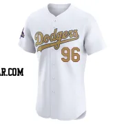 Landon Knack Men's Los Angeles Dodgers Gold Elite White 2025 Collection Jersey