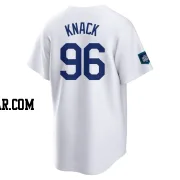 Landon Knack Men's Los Angeles Dodgers White Replica 2024 World Tour Seoul Series Home Jersey