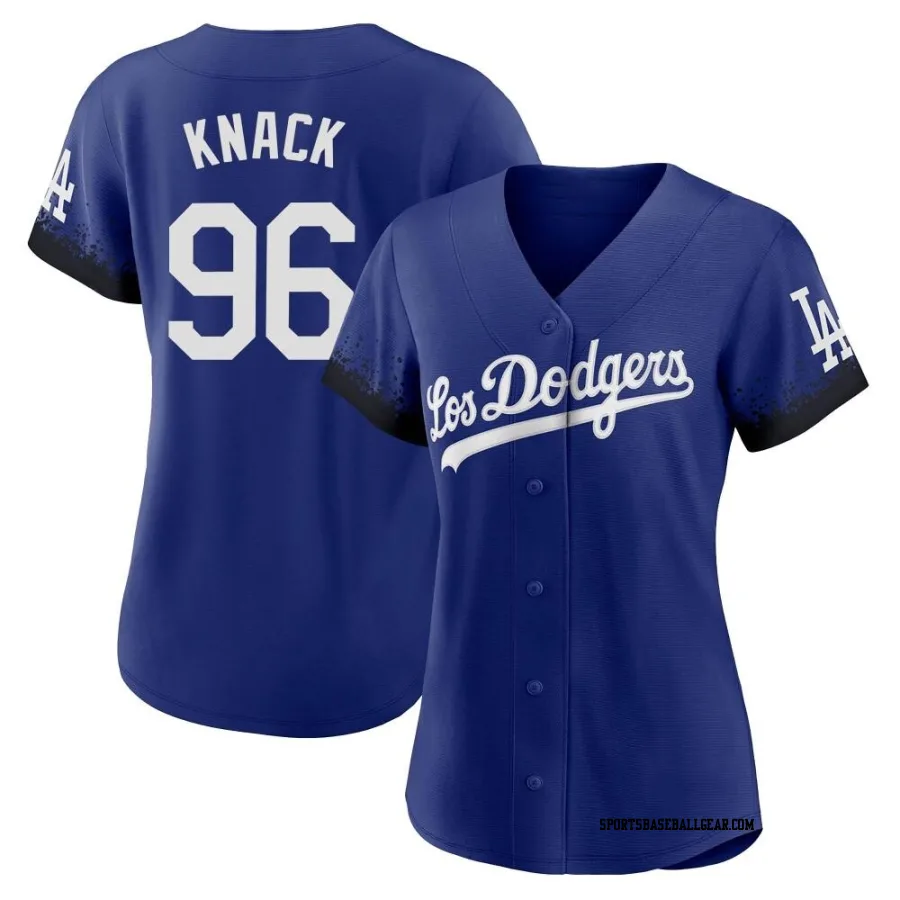 Landon Knack Women's Los Angeles Dodgers Royal Replica 2021 City Connect Jersey