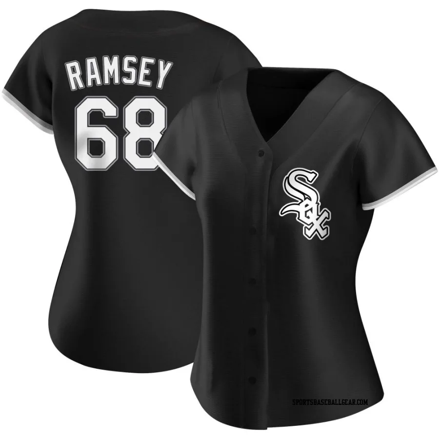 Lane Ramsey Women's Chicago White Sox Black Replica Alternate Jersey