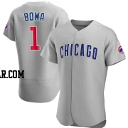 Larry Bowa Men's Chicago Cubs Gray Authentic Road Jersey