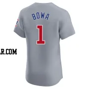 Larry Bowa Men's Chicago Cubs Gray Elite Road Jersey