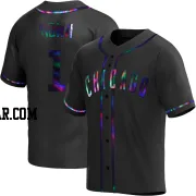Larry Bowa Youth Chicago Cubs Black Holographic Replica Alternate Jersey