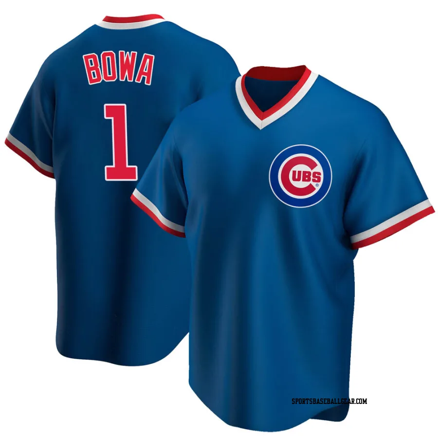 Larry Bowa Youth Chicago Cubs Royal Replica Road Cooperstown Collection Jersey