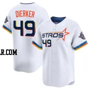 Larry Dierker Youth Houston Astros White Limited 2025 City Connect Jersey