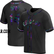 Larry Doby Youth Chicago White Sox Black Holographic Replica Alternate Jersey
